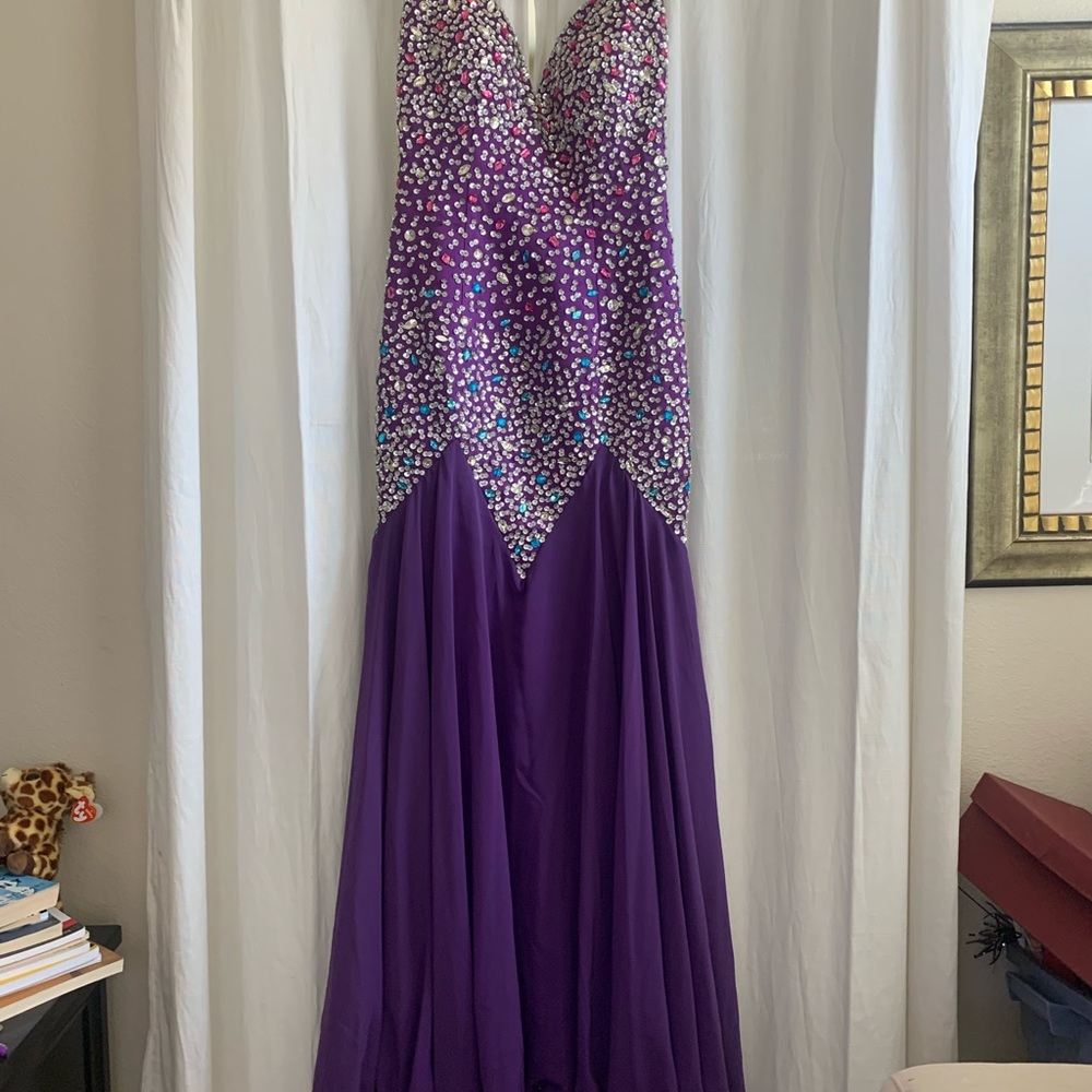 Purple Pageant/Prom Gown